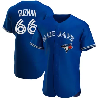 Men's Authentic Royal Juan Guzman Toronto Blue Jays Alternate Jersey