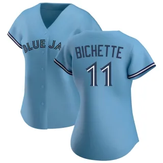 Women's Authentic Blue Bo Bichette Toronto Blue Jays Jersey