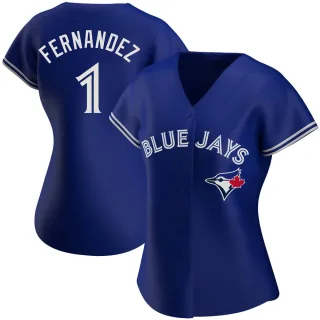 Women's Authentic Royal Tony Fernandez Toronto Blue Jays Alternate Jersey