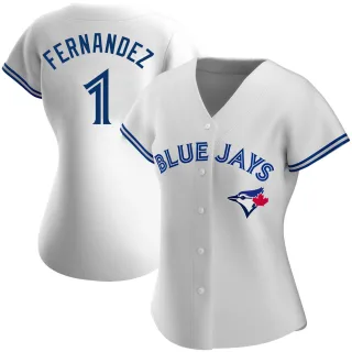 Women's Authentic White Tony Fernandez Toronto Blue Jays Home Jersey