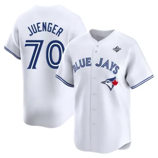 Youth Limited White Hayden Juenger Toronto Blue Jays Home 2025 World Series Jersey