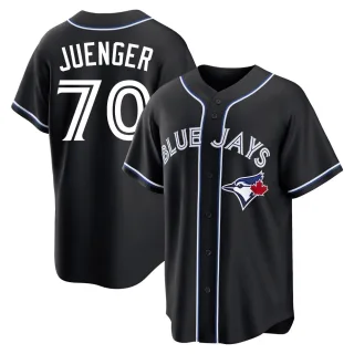 Youth Replica Black Hayden Juenger Toronto Blue Jays Fashion Out Jersey