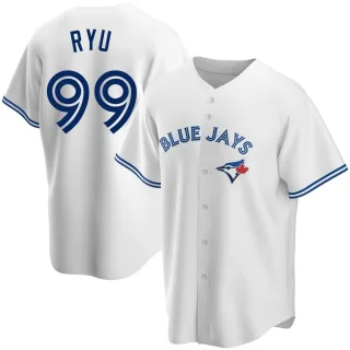 Youth Replica White Hyun Jin Ryu Toronto Blue Jays Home Jersey