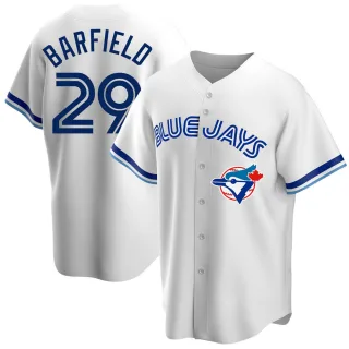 Youth Replica White Jesse Barfield Toronto Blue Jays Home Cooperstown Collection Jersey
